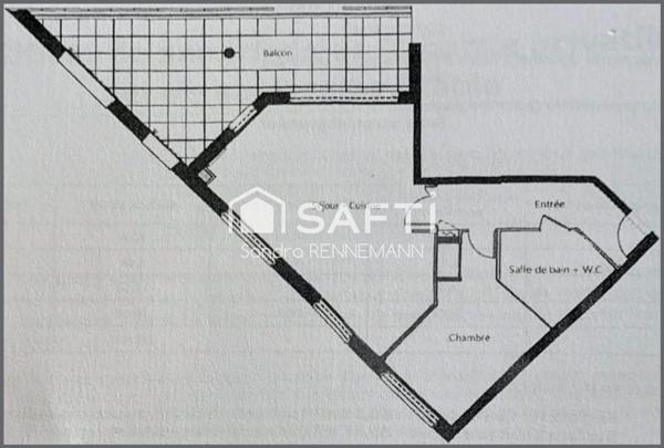 2e chambre possible (Voir Plans). Terrasse, Vue.