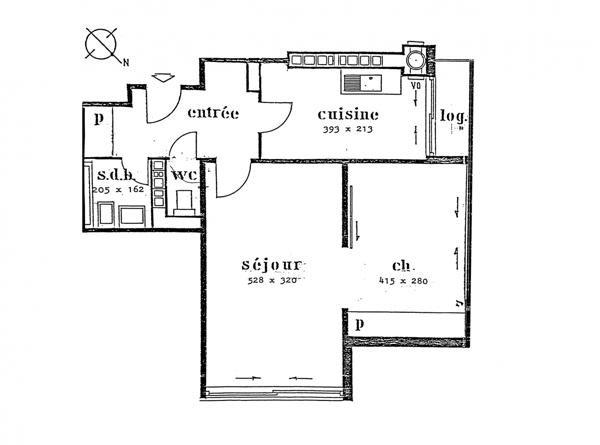 Appartement à vendre 2 pièces 47 m² Vitry-sur-Seine