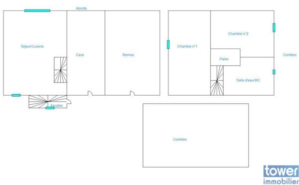 Propriete
                                                                                                                                                                                                                                                                                                                        3 pièce(s)                                                                                                                                                                                                          2 chambre(s)                                                                                                                                                                                                          55  m²