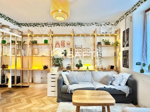 Appartement rénové avec goût