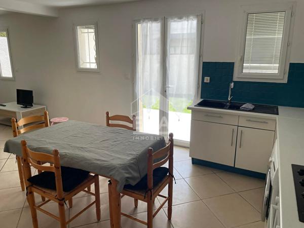 Appartement T1 meublé à louer en rez-de-jardin à Perpignan - Secteur Haut Vernet - Lycée Maillol