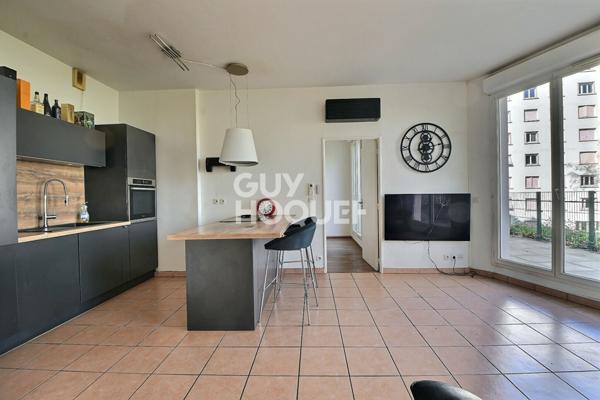 A vendre, appartement de type T2 de 45 m² avec cave & Garage, Villeurbanne (69100)