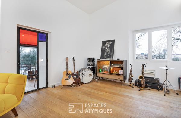 Maison d’artiste à la vue dégagée