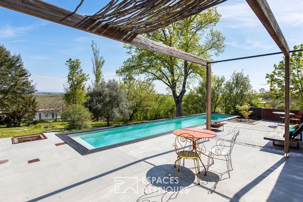 Maison d’artiste à la vue dégagée