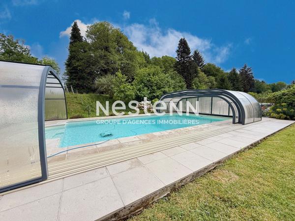 - Saint Sulpice Laurière - Maison 5 pièces avec terrasse et piscine couvertes - jardin - terrain constructible de 525 m2