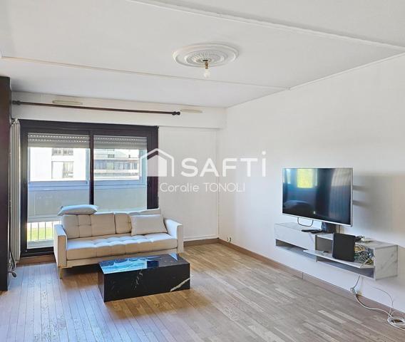 T3 lumineux + bureau, ascenseur et parking