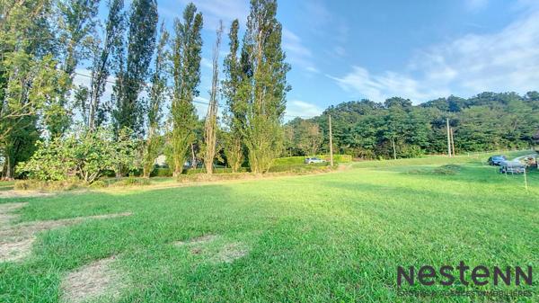 A Vendre Terrain de plus de 1200 m2 secteur Cazeres au Calme Environnement Campagne