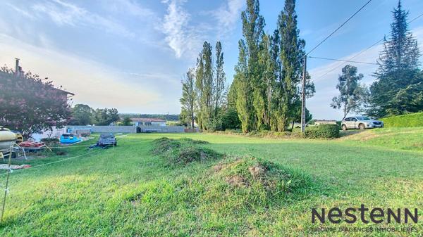 A Vendre Terrain de plus de 1200 m2 secteur Cazeres au Calme Environnement Campagne