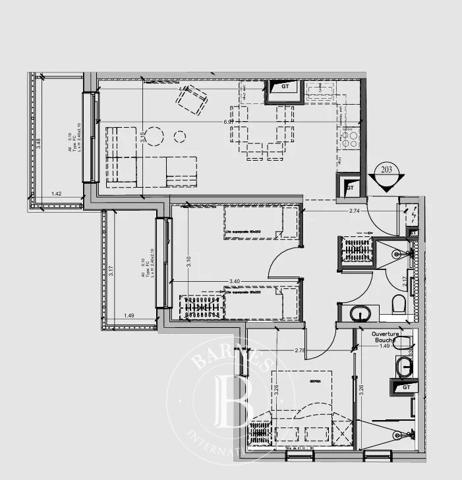 Méribel, Appartement 2 Chambres -  53 m² à vendre