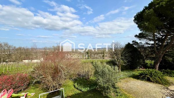 Ferme rénové 170 m2 avec piscine et jardin et vu dégagée.