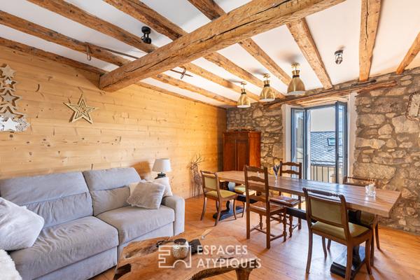 Ancien presbytère rénové en maison ou chambres d’hôtes à la montagne