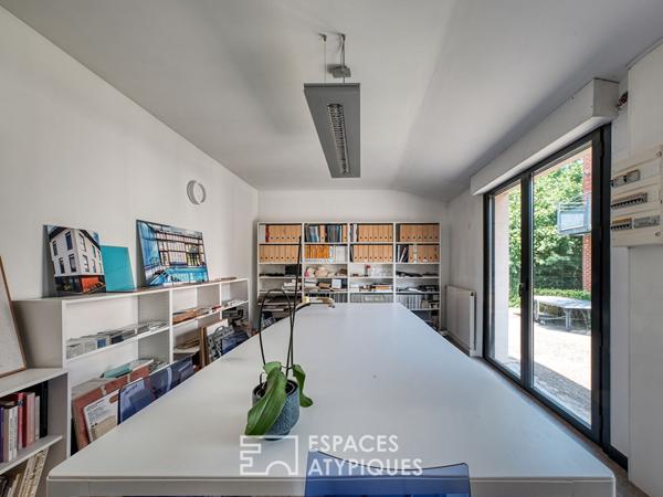 Maison d’architecte avec annexe indépendante sur terrain sans vis-à-vis