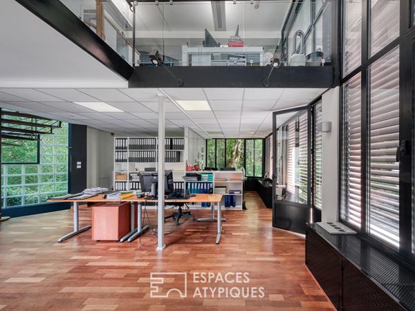 Maison d’architecte avec annexe indépendante sur terrain sans vis-à-vis