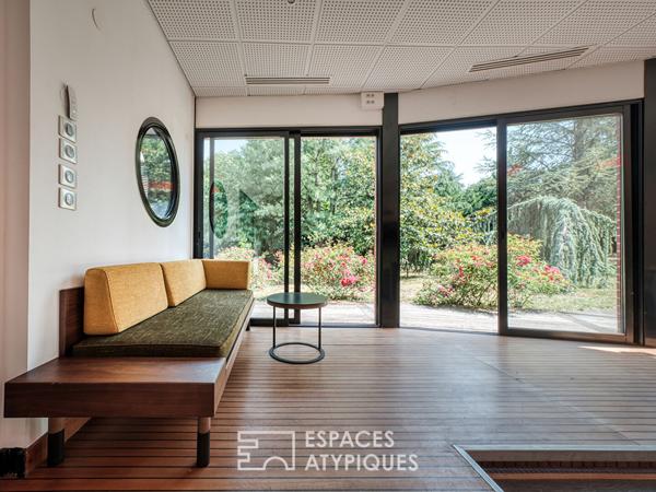 Maison d’architecte avec annexe indépendante sur terrain sans vis-à-vis
