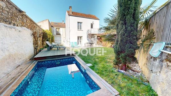 Maison de ville 186m² - 6CH — Piscine, studio indépendant, charme — Centre Montlhéry