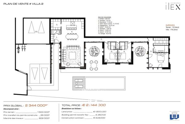 Cassis, Maison 3 Chambres -  176 m² à vendre