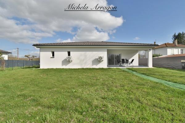 Maison contemporaine 2025 Villeneuve-sur-Lot (47) – 3 chambres dont suite parentale, pièce de vie 56 m², garage, terrain 1000 m², terrasse couverte, proche commerces