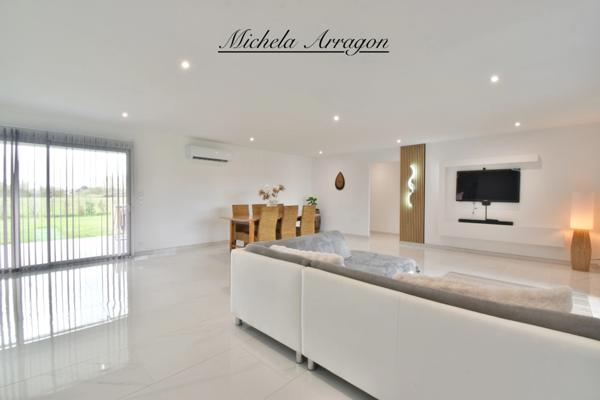 Maison contemporaine 2025 Villeneuve-sur-Lot (47) – 3 chambres dont suite parentale, pièce de vie 56 m², garage, terrain 1000 m², terrasse couverte, proche commerces