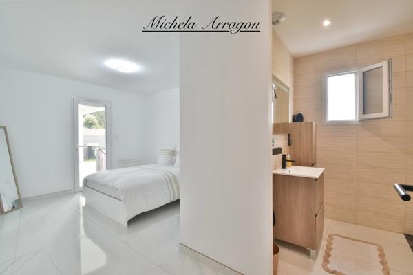 Maison contemporaine 2025 Villeneuve-sur-Lot (47) – 3 chambres dont suite parentale, pièce de vie 56 m², garage, terrain 1000 m², terrasse couverte, proche commerces