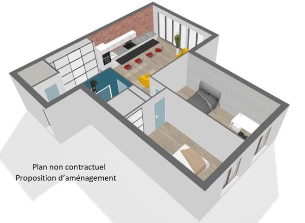 Paris 15e BEAUGRENELLE, étage élevé, 3 pièces 77m2 Vue et luminosité