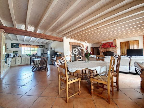 A vendre maison de style 8 chambres avec piscine et dépendances sur 1.7Ha de terrain avec vue Pyrénées Secteur Auterive