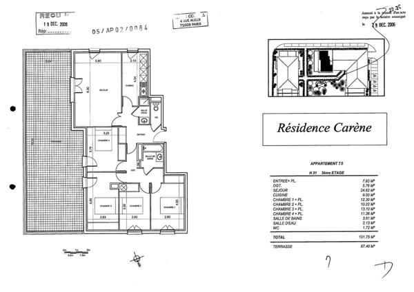 Appartement Muret 5 pièce(s) 101.75 m2