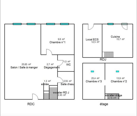 Maison à louer dans la forêt communale de Grasse
