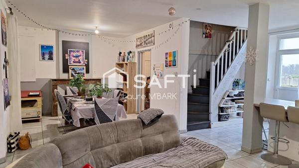 maison 5 chambres centre ville Nesle