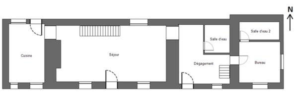 29530 Plonévez du Faou longère avec piscine, aucun travaux, 3 chambres, grand jardin
