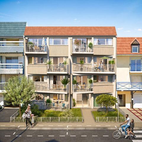 Appartement Sainte-Cécile 1 pièce 39.04m² balcon sud vue mer