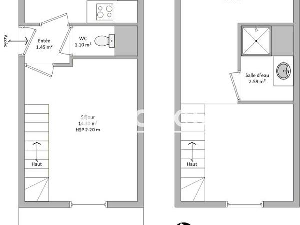 Location Appartement 2 pièces 38.24 m² - 1 RUE DU CRUCIFIX Avignon 84000