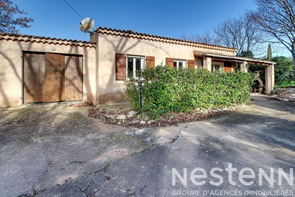A VENDRE sur LORGUES Maison de 76 m² + GARAGE de 28 m² AMENAGEABLE sur un terrain 1324 m²