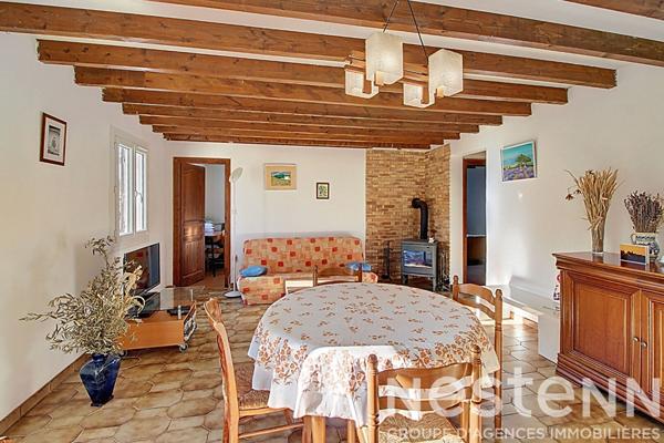 A VENDRE sur LORGUES Maison de 76 m² + GARAGE de 28 m² AMENAGEABLE sur un terrain 1324 m²