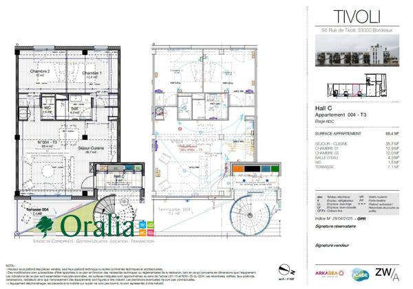Appartement · Location Bordeaux (33000) 3 pièces · 67m²