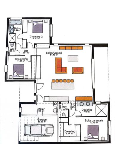 MAGALAS(34) A VENDRE TERRAIN CONSTRUTIBLE DE 919 m2 AVEC VILLA PLAIN PIED 4 FACES, SECTEUR CALME