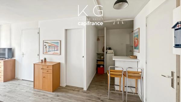 Trouville-sur-Mer, appartement 35 m² 2 chambres à deux pas des quais et de la gare SNCF, au 2e et dernier étage d'une petite copropriété