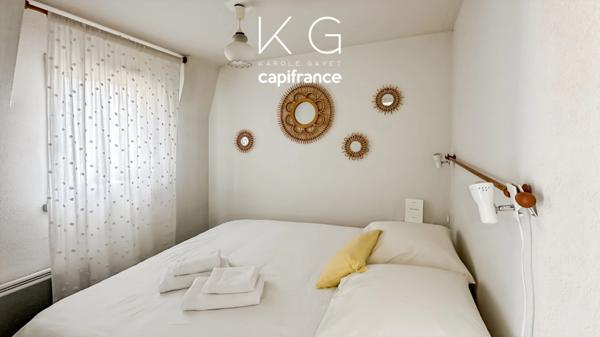 Trouville-sur-Mer, appartement 35 m² 2 chambres à deux pas des quais et de la gare SNCF, au 2e et dernier étage d'une petite copropriété