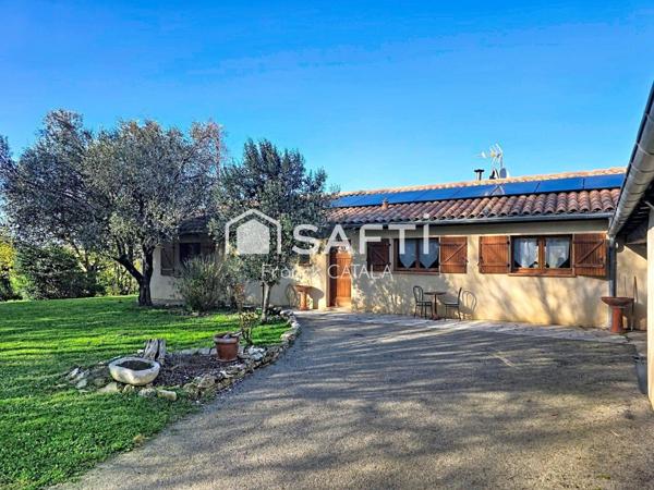 Maison traditionnelle de plain-pied au calme