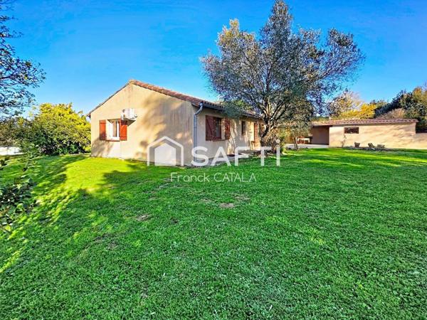 Maison traditionnelle de plain-pied au calme