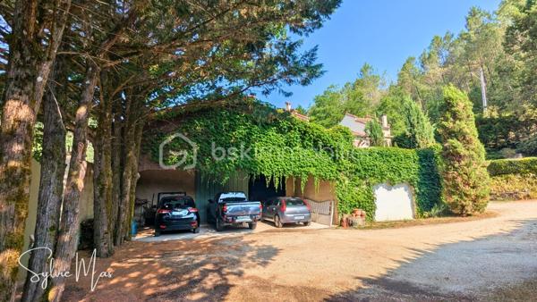 Aux portes du Périgord Noir, découvrez ce domaine privé d'exception de 1,58 ha. Alliant le charme de l'ancien à d'excellentes performances énergétiques (DPE C), cet ensemble rare offre environ 360 m² habitables au cœur d'un environnement paisible et verdoyant.
- La Demeure Principale (env. 250 m²) : 
Elle vous séduira par ses volumes généreux et son authenticité préservée :
    * Espaces de vie : un remarquable salon baigné de lumière sublimé par sa cheminée monumentale en pierre, une salle à manger conviviale avec insert, une cuisine équipée avec un cellier attenant et deux bureaux, idéaux pour le télétravail.
    * Espace nuit : 4 chambres spacieuses, une salle d'eau et une salle de bain.
    * Extérieurs & Annexes : propre piscine privative, caves et garages.
    * Confort thermique remarquable (DPE C) : Chaudière à granulés récente, pompe à chaleur air-eau et insert.
- Le Gîte Indépendant (env. 110 m²) – Intimité préservée et cadre bucolique
Actuellement exploité en location saisonnière, ce gîte de plain-pied bénéficie de son propre accès et d'un environnement sans aucun vis-à-vis avec la maison principale : 
    * Pièce de vie avec cuisine équipée, 3 chambres et 1 salle d'eau et une salle de bains.
    * Espaces extérieurs dédiés : le gîte a sa propre piscine au sel, une jolie prairie sur le devant, et 3 terrasses privatives (dont 2 couvertes), un  bordées par un bois apaisant.
- Les Extérieurs & Dépendances du Domaine
Espaces techniques & stockage : Un grand hangar d'environ 116 m² avec auvent de 48 m², dépendances annexes, garages, caves et 3 puits sur le terrain.
Terrain : Plus de 1,5 ha offrant une vraie tranquillité - 3 puits.
À seulement 500 mètres du village (commerces, centre médical, gare TER Périgueux-Agen), ce domaine idéal pour une grande propriété familiale, un projet de gîte clé en main ou un accueil touristique d'exception.