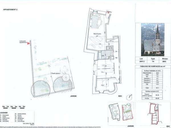 À vendre Appartement 4 pièces 91 m² - Le Monêtier-les-bains 05220