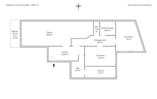 Appartement Paris 5e - LHOMOND / ESTRAPADE