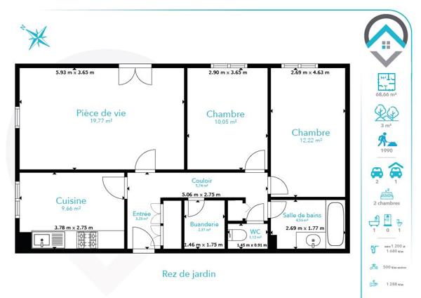 Vente / Appartement T3
