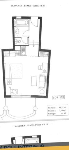 Appartement 1 pièce - 38 m²