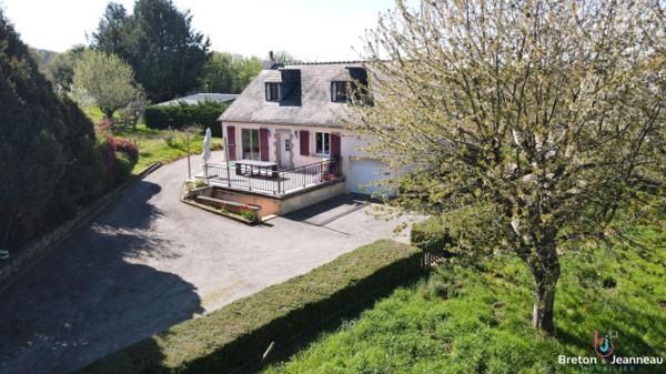 Maison sans voisins avec étang à 8 kms de Mayenne