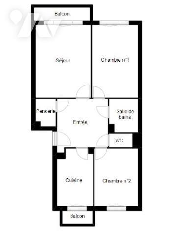 Appartement loué de type 3 Valence Chateauvert