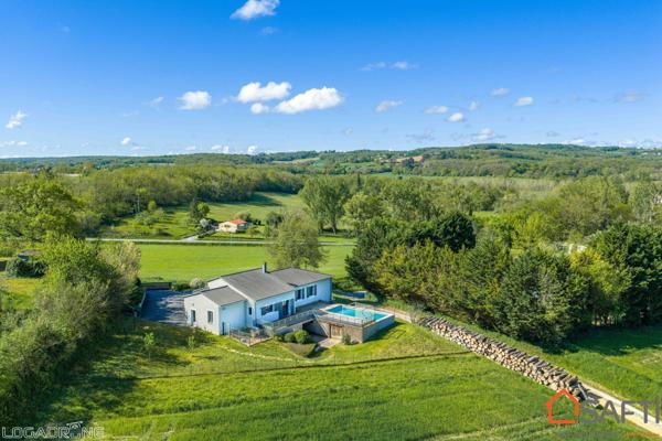 Maison d'architecte avec piscine