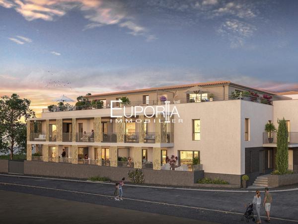 Appartement T3 64m2 terrasse 9,57m2 Ecully