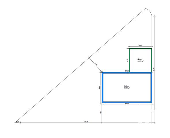 Terrain à vendre 570 m² La Bazoge