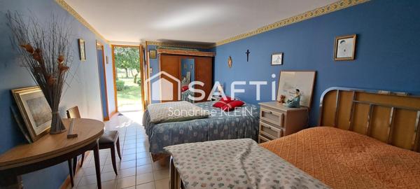 MAISON DE CAMPAGNE 75 m², 3 pièces avec dépendances et bois